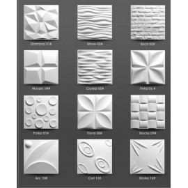 3D PVC wall Panel luxurious Look in low cost price per box 41 sq.ft.