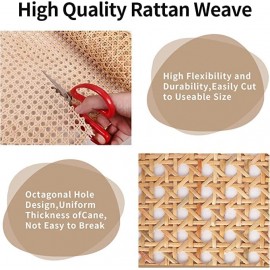 Cane Handicrafts Natural Rattan Cane Roll size 2ftx25ft 