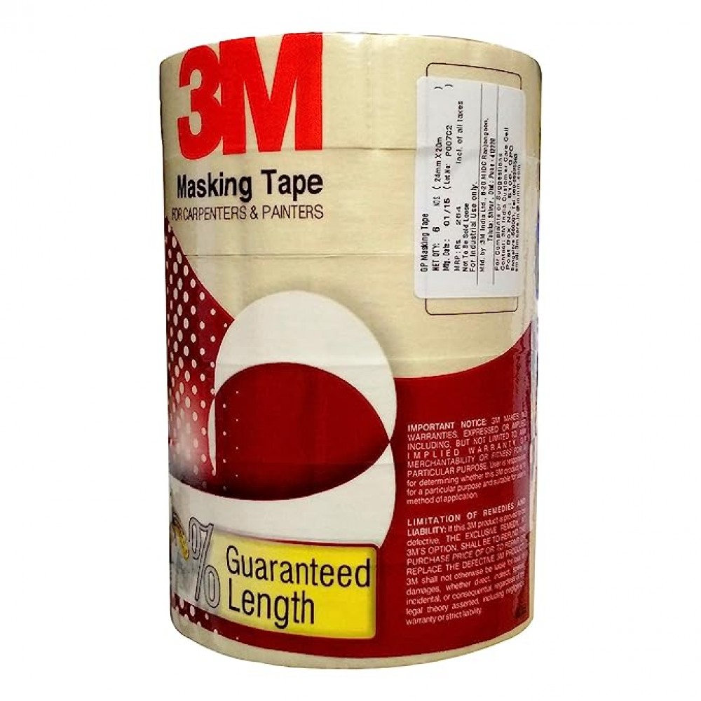 3M Masking Tape for carpanter or Painter 1 Tube 24mm X 20 Mtrs