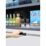 Modular Kitchen Lift Basket Elevator Glass Finish Pull Down Shelf (60 CM) – Dark Grey