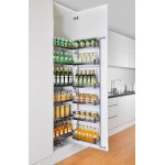 Kitchen Glass Pantry Unit For Modular Kitchen 4+4 Basket total 8 Basket 