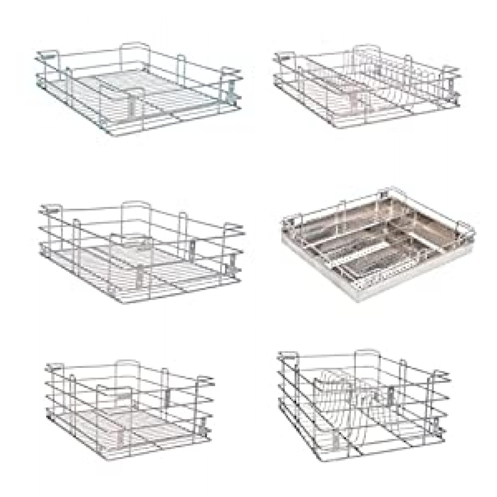 SS  202 Kitchen Basket Wire 5mm+3mm 6 pcs set