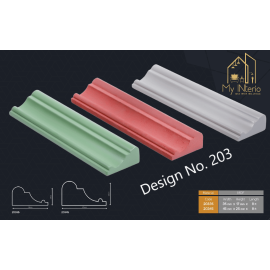 HDHMR Exterior Grade Moulding Corner Design 8ft – Paintable Decor