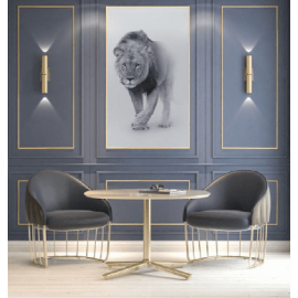 HDHMR Exterior Grade Moulding Center Design 8ft – Paintable Wall Decor