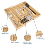 Tandem Wooden Cutlery Box  20 to 30 x19 x4 inche