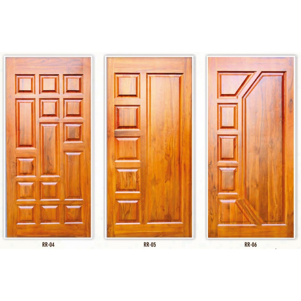 Teakwood Panel Door – 32mm Thickness for Superior Durability and Style**