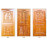 Teakwood Panel CNC Door – Precision-Crafted Elegance for Modern Interiors thickness 32mm+32mm 
