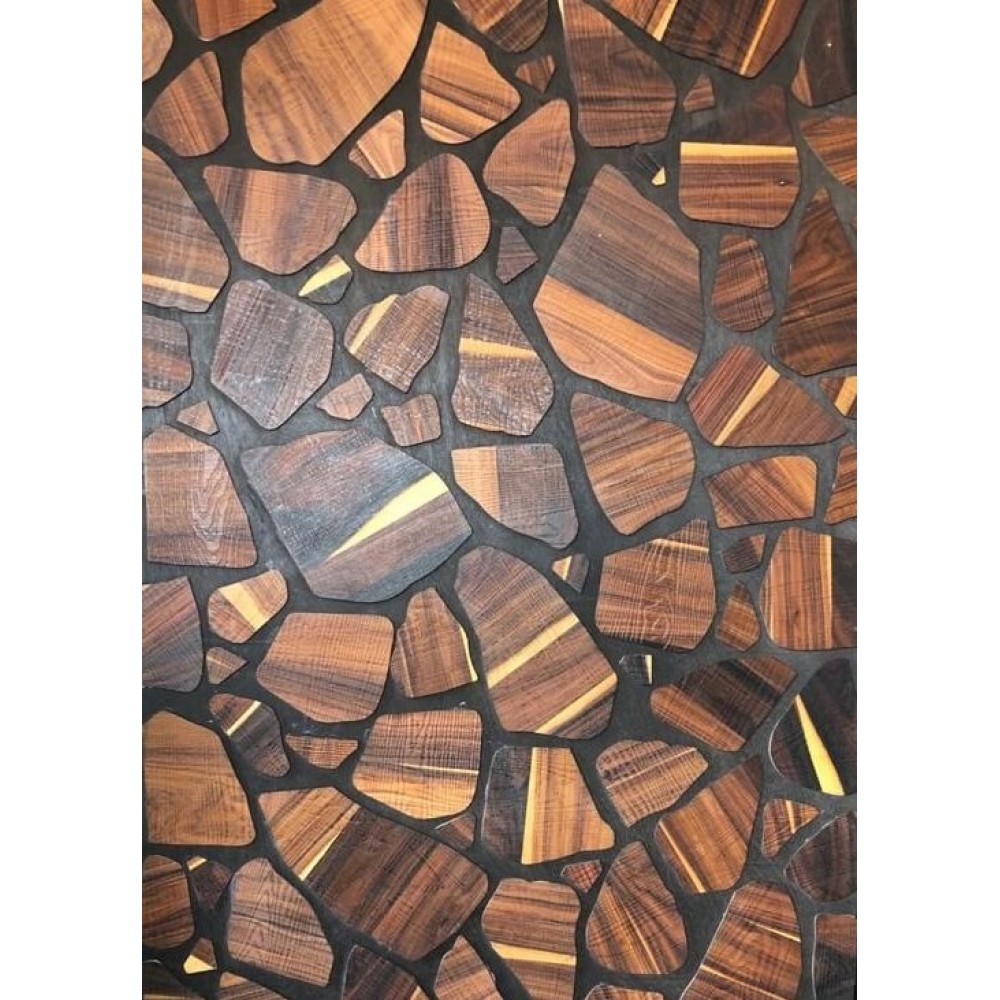 Decorative 3-D wall panel Natural veneer 8X4 