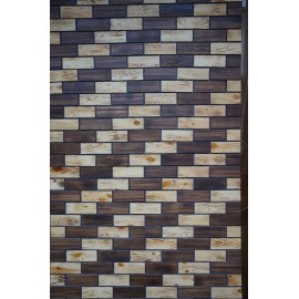 Decorative 3-D wall panel Natural veneer 8X4 