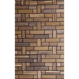 Decorative 3-D wall panel Natural veneer 8X4 