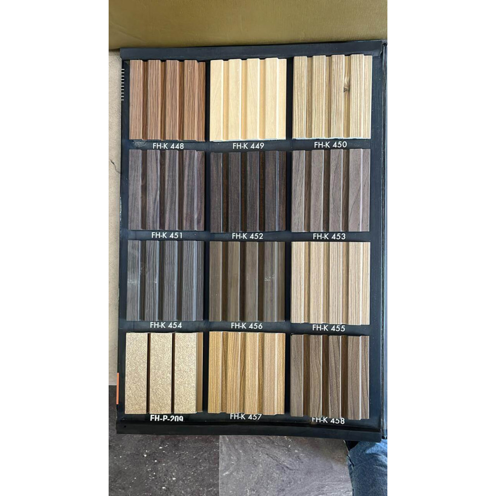 3D Charcoal Louver Wall Panel – Decorative Panel 12x120x2400mm