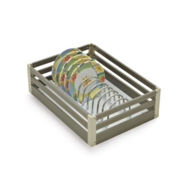 Aluminum Kitchen Basket Dish and Plate  6 inches