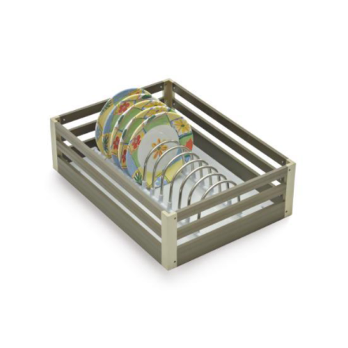 Aluminum Kitchen Basket Dish and Plate  6 inches