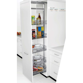 SS kitchen Basket Double pull out  17 inches