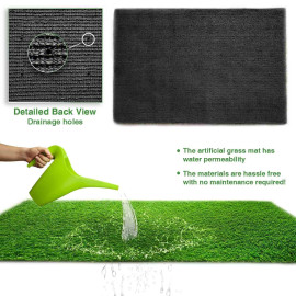 High Density Artificial Grass – Multi-Use Carpet, 4x10 Ft