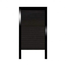 Ozone OE-RS-M Kitchen Aluminum Finish PVC Rolling Shutter 600x1400MM 